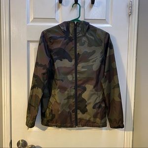Camo windbreaker jacket